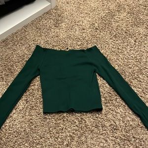 off the shoulder long sleeve